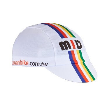 【NORD】加拿大品牌 NORD 公路車專用小帽-(MID)-彩虹白