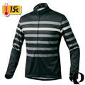 《PEARL iZUMi》9334-BL-11 休閒長車衣 15度C 黑/灰白