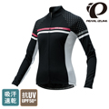 《PEARL iZUMi 》W718-BL-15號黑粉色特別版女用薄長袖車衣