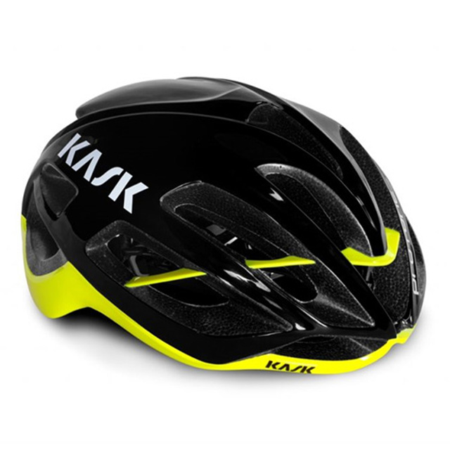 【KASK】PROTONE BLACK/YELLOW FLUO 自行車公路騎行安全帽