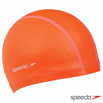 SPEEDO 成人 合成泳帽 Pace 橘