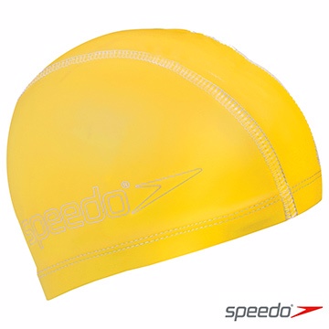 SPEEDO 兒童 合成泳帽 Pace 亮黃