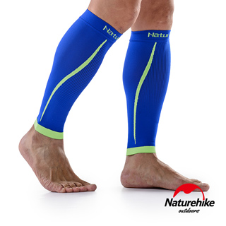 Naturehike 運動機能型壓縮小腿套 護腿套 2只入 寶藍