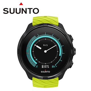 SUUNTO 9 Lime 堅固強勁,超長電池續航力的多項目運動GPS腕錶 (萊姆綠)