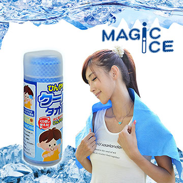 【Magic Ice】舒爽沁涼冰巾/冰涼巾_小_淺藍