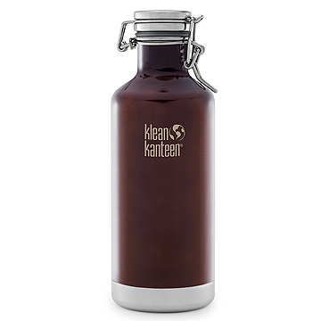 美國Klean Kanteen快扣鋼蓋保冰鋼瓶946ml-深琥珀