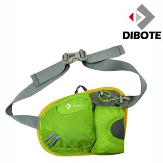 【迪伯特DIBOTE】透氣輕便型隨身款 休閒腰包/背包(綠)