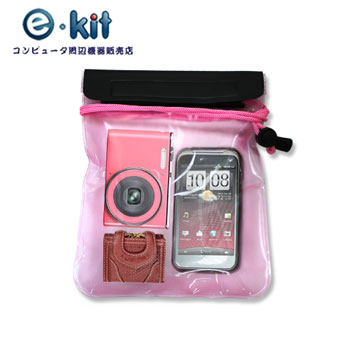 逸奇 e-Kit 手機專用防水袋3米保護套 SJ-B017 粉色