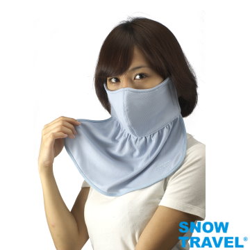 【SNOW TRAVEL】德國進口COLDTACK抗UV遮陽護頸透氣口罩(台灣製造)AH-12
