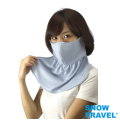 【SNOW TRAVEL】德國進口COLDTACK抗UV遮陽護頸透氣口罩(台灣製造)AH-12
