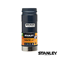 【美國Stanley】不鏽鋼保溫瓶/經典單手保溫咖啡杯 0.35L -錘紋藍