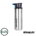 【美國Stanley】不鏽鋼保溫瓶/登山系列 Switchback單手真空保溫杯 0.47L-不鏽鋼原色
