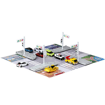 TOMICA 路口地圖車輛組
