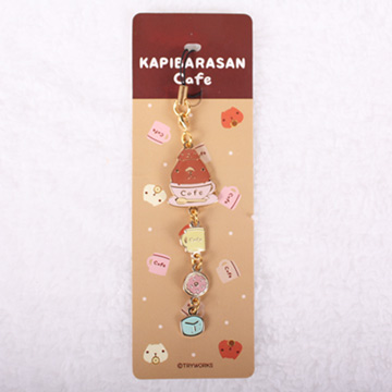 Kapibarasan 水豚君咖啡小舖系列金屬吊飾 (二款)
