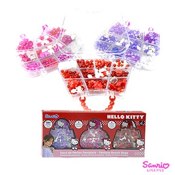 【愛而富L&R】凱蒂貓KITTY繽紛DIY彩珠套裝組