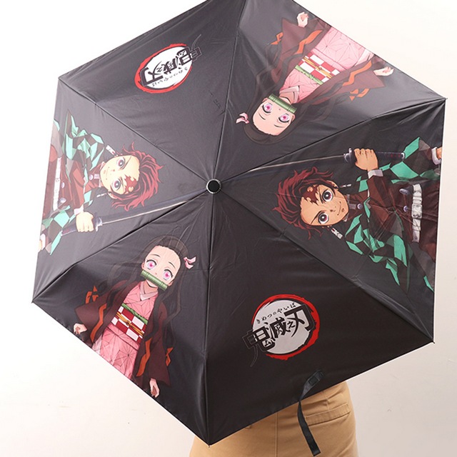 鬼滅之刃三折傘 正版授權 摺疊傘 雨傘 銀膠布 遮陽傘