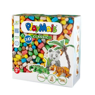 德國 Playmais 玩玉米創意黏土3D盒-野生動物
