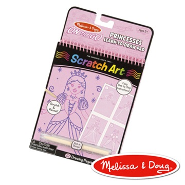 美國瑪莉莎 Melissa & Doug 創意刮畫 - 學畫公主