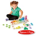 【美國瑪莉莎 Melissa & Doug】 益智遊戲 - 數字幾何堆疊