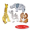 【美國瑪莉莎 Melissa & Doug】 拼圖 - 厚塊 - 非洲動物園