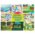 Melissa&Doug 靜電貼紙收藏簿/動物棲地