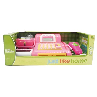 玩具反斗城獨家品牌Just Like Home收銀機玩具 (顏色隨機)