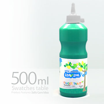 LOVINK手指畫_單瓶裝500ML﹣基本色系(綠)