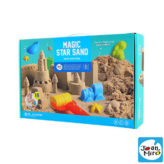【西班牙 JoanMiro 原創美玩】魔力星空沙套裝組(模具組+1KG星空沙x2)