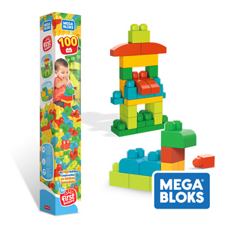 MEGA BLOKS 費雪美高100片積木組(盒裝)