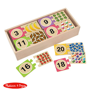 【華森葳兒童教玩具】數學教具系列-Melissa&Doug 數量對應拼圖 N7-2542