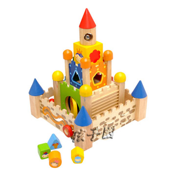 【孩子國】I m Toy 泰國木製 城堡積木 多功能 12合1