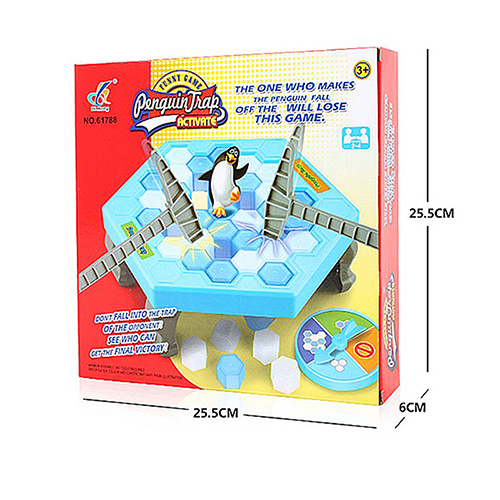 Jual (17mall)Penguin Ice Breaker Children's Puzzle Board Game-Rescue ...