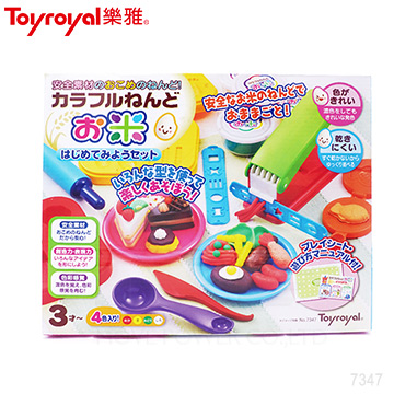 日本《樂雅 Toyroyal》米黏土系列-開心甜點組
