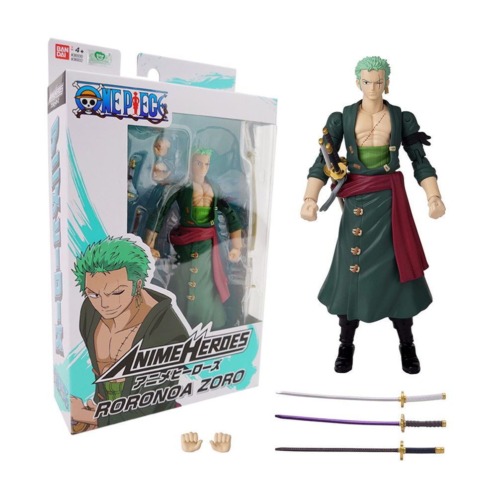 【BANDAI】 可動公仔 海賊王 羅羅亞 索隆