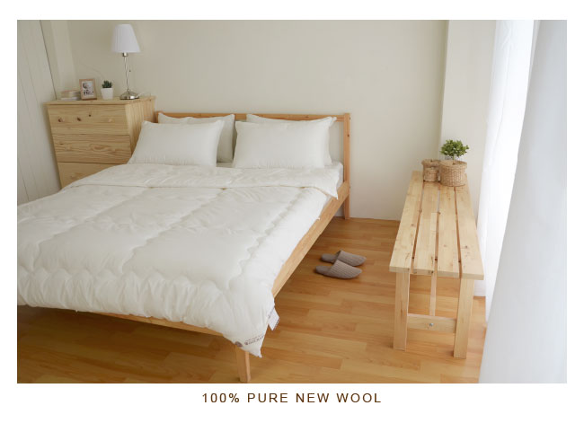 king bed wool quilt