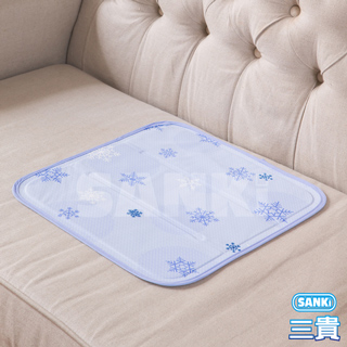 日本SANKI 雪花紫固態凝膠 冰涼枕坐墊(40x40cm) 可選