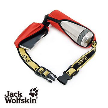 【采棉居寢飾文化館】Jack Wolfskin飛狼多功能魔術腰帶-酒紅