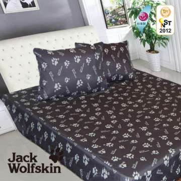 【采棉居寢飾文化館】Jack Wolfskin飛狼雙人三件式床包組