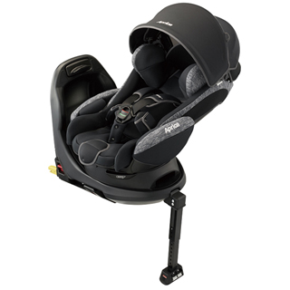 日本 Aprica 愛普力卡 平躺型嬰幼兒汽車安全臥床椅 FLADEA GROW ISOFIX (黑皮諾 BK)