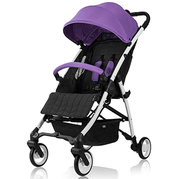 英國 Britax B-Light 單手秒收豪華折疊手推車(BX00375)-紫羅蘭