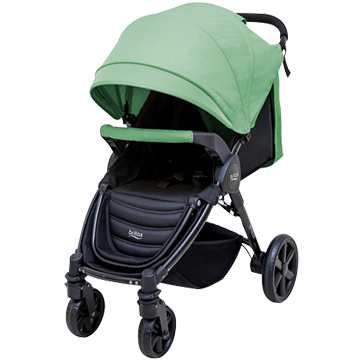 英國 Britax B-NEST 旗艦單手秒收四輪手推車(BX00376)-草木綠