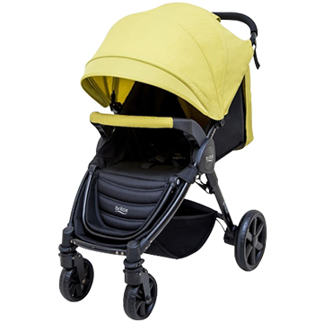 英國 Britax B-NEST 旗艦單手秒收四輪手推車(BX00376)-櫻草黃