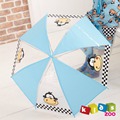【kidszoo】童趣造型兒童雨傘自動傘_藍色小猴