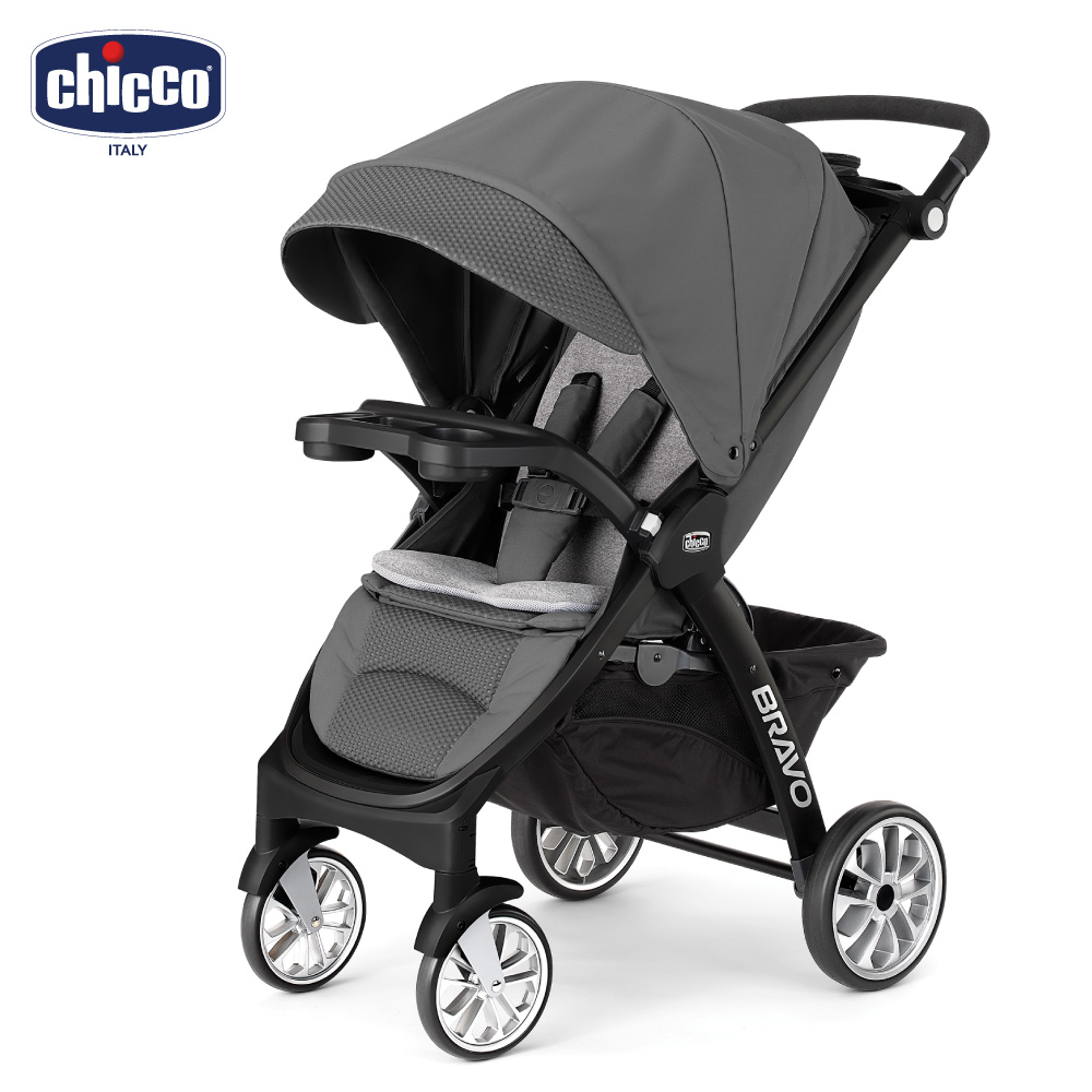【chicco】Bravo極致完美手推車限定版-尊爵灰