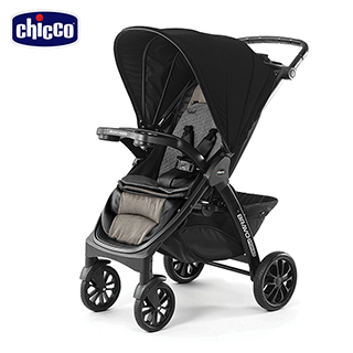 【chicco】Bravo極致完美手推車特仕版-典藏醇黑+KeyFit 手提汽座-深邃灰