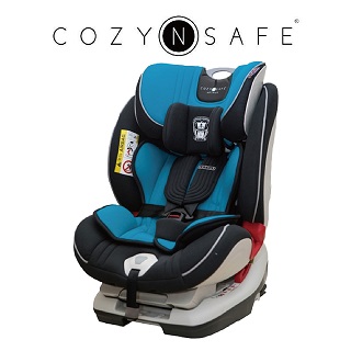 英國 Cozy n safe 0-12歲 isofix 成長型汽座 圓桌武士系列-亞瑟王(藍色)