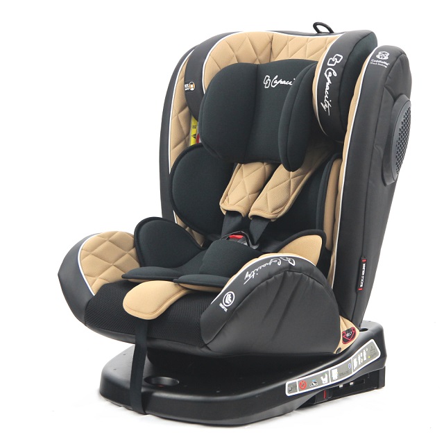 CAPACITY ISOFIX 360度旋轉型汽座(0-12歲)可反向乘坐-香檳金
