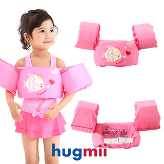 【hugmii】童趣造型浮力手臂圈_粉色小魚