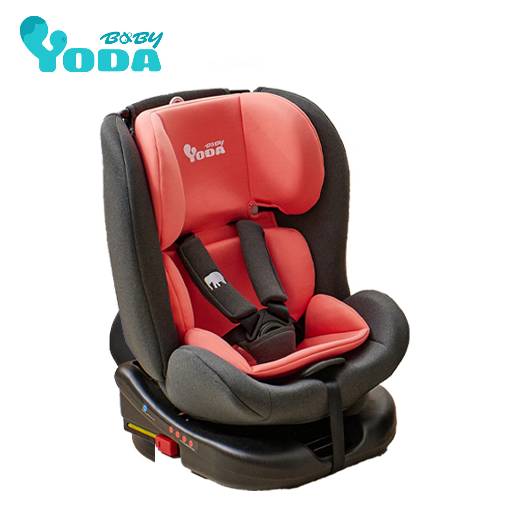 YODA ISO-FIX 全階段360度汽車安全座椅-甜蜜粉