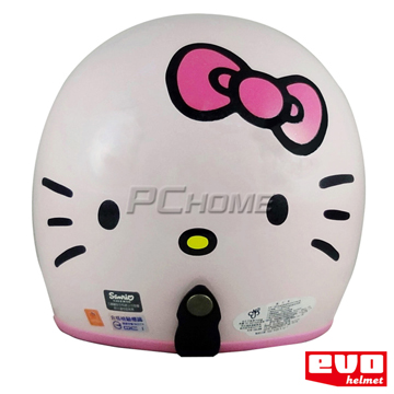 【EVO 安全帽 HELLO KITTY 圓臉 復古帽】粉紅、正版授權